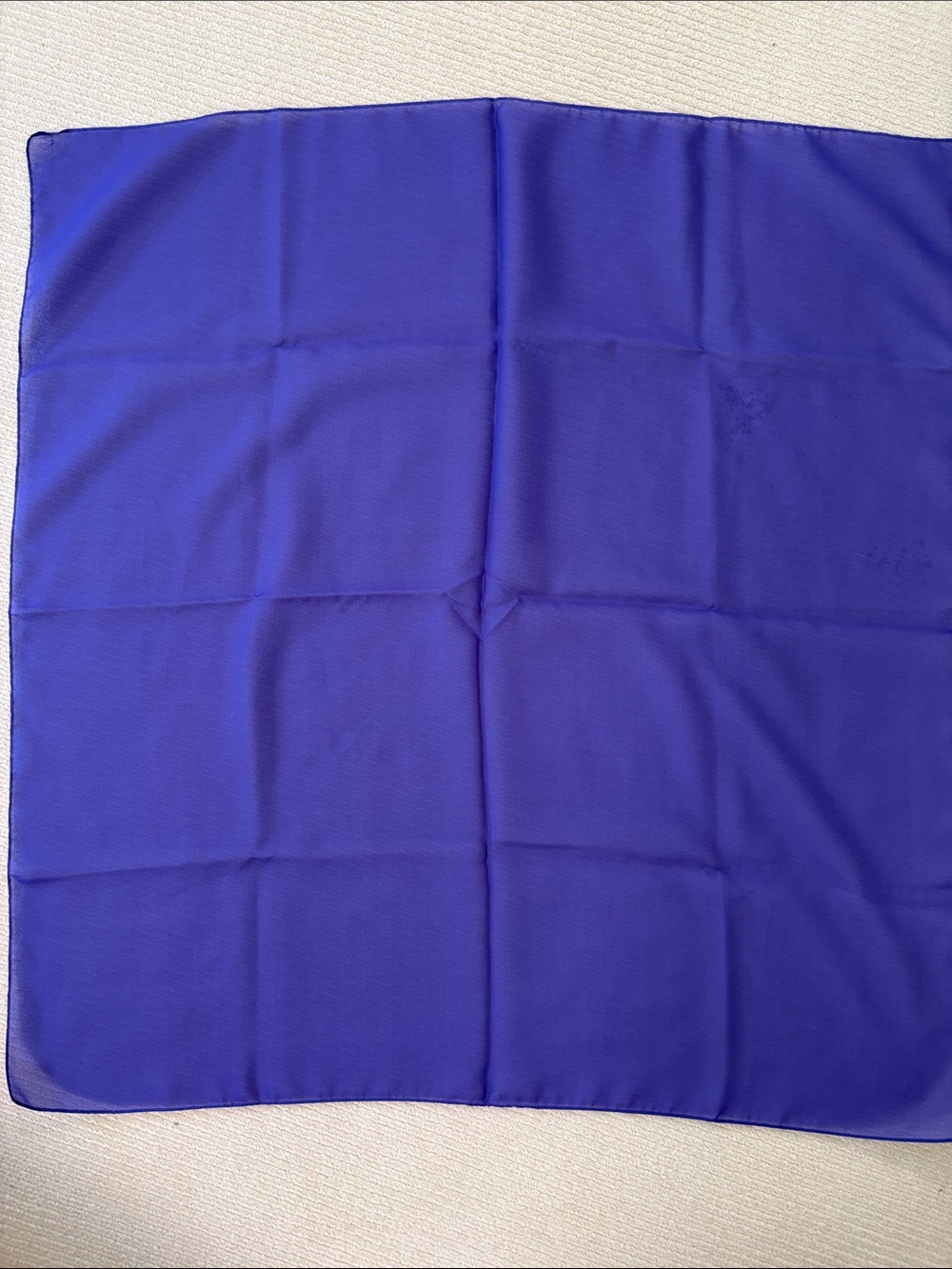 Trevira Solid Royal Blue Scarf